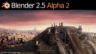 Blender 2.52 Alpha 2 Splash Image