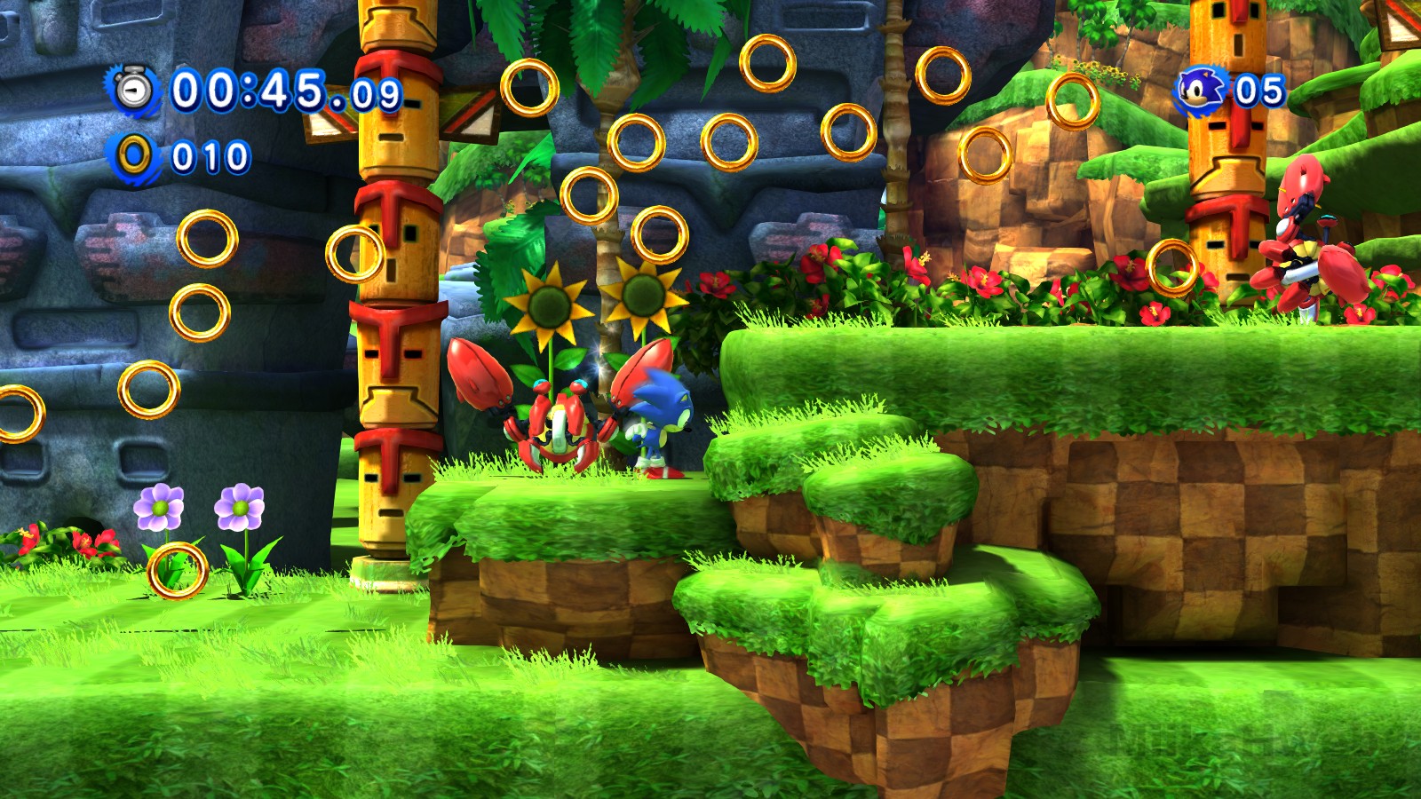 Sonic 1 Green Hill Textures (16-Bit) [Sonic Generations 3DS] [Mods]