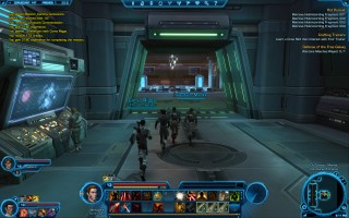 Star Wars: The Old Republic - Level 13 Gunslinger gameplay on Coruscant. Old Galactic Market