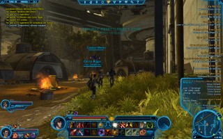 Star Wars: The Old Republic - Level 17 Gunslinger gameplay on Taris. Republic Resettlement Zone