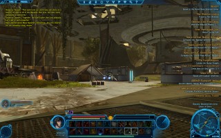 Star Wars: The Old Republic - Level 17 Gunslinger gameplay on Taris. Speeder Taxi