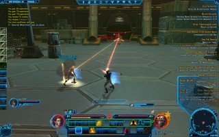 Star Wars: The Old Republic - Level 21 Gunslinger gameplay on Nar Shaddaa. Nikto Sector - Double &quot;Aimed Shot&quot;