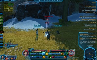 Star Wars: The Old Republic - Level 29 Gunslinger gameplay on Alderaan. Foraging Manka-Cat