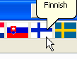 Kielen voi vaihtaa suomeksi
