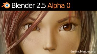Blender 2.50 Alpha 0 Splash Image