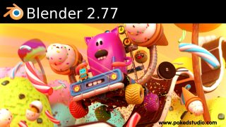 Blender 2.77a Splash Image