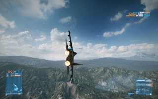 Battlefield 3 - Caspian Border jet gameplay