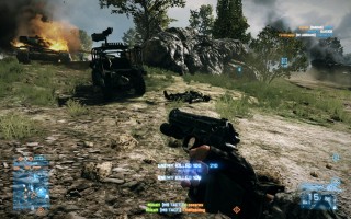 Battlefield 3 - Caspian Border pistol fragging