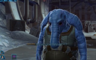 Star Wars: The Old Republic - Gameplay on Hoth. Supervisor Aldogh, a funny little Ortolan