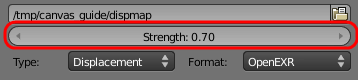  Displace output settings